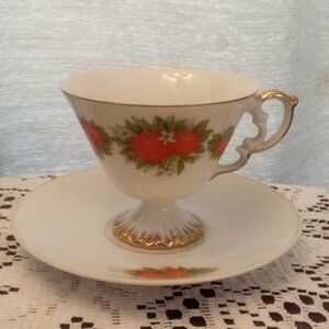 Vintage Florida Souvenir Cup & Saucer by Kenmar ( Japan )